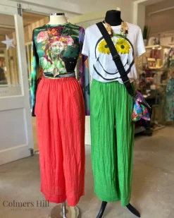Thanny Linen Trousers Kiwi