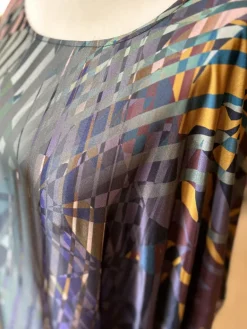 Thanny Maxi Kaftan Palm Print