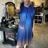 Thanny Plissé Jacket Blue Ombre