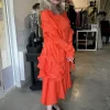 Thanny Plissé Jacket Orange