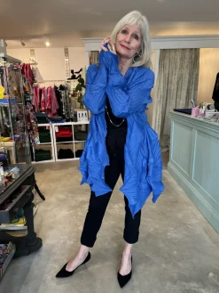 Thanny Plissé Jacket Sky Blue