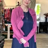 Thanny Short Plissé Jacket Fuchsia
