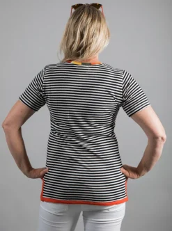 TINTA ORIENTE STRIPED TOP NATURAL