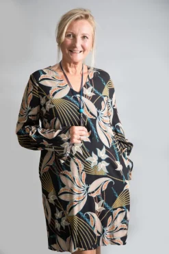 TINTA PRINTED DRESS