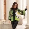 VELVET REVERSIBLE KIMONO - WATERLILY