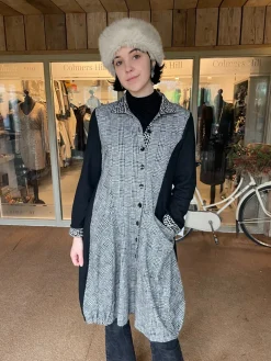 VETONO CHECKED COAT