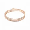 WINDING SPARKLY BANGLE ROSE GOLD