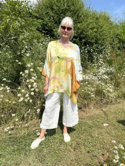Yavi Abstract Floral Tunic