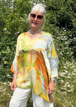 Yavi Abstract Floral Tunic