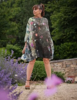 YAVI MRIDUL SILK DRESS