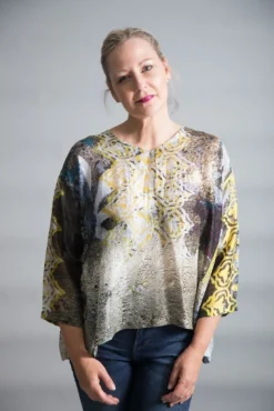 YAVI SILK TOP YELLOW