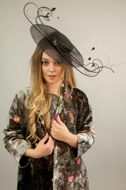 YAVI SILK VELVET ANJALI COAT - 100CM